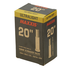 Ruột/Săm Xe Đạp Maxxis UltraLight 20 x 1.9/2.125 Van Mỹ A/V 48mm