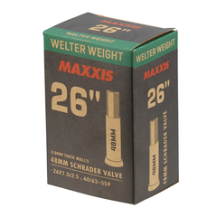 Ruột/Săm Xe Đạp Maxxis Welterweight 26 x 1.5/2.5 Van Mỹ A/V 48mm