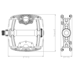 Bàn Đạp SIMWORKS Taco Pedals