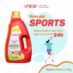 Nước giặt xả hiNICE Sport sạch thơm năng động 24h 2,4kg – Bảo Hành 100%