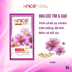 Dầu gội hiNICE Hoa Cúc TÍm & Gạo ngăn rụng do gãy 530g & Túi 6g - Bảo Hành 100%