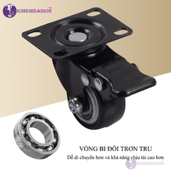 Bánh Xe Đẩy Hàng, Bánh Xe Xoay 360 Độ, Bánh Xe Chịu Tải Vừa Và Lớn BX-03