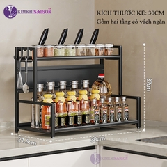 Kệ Để Gia Vị Nhà Bếp Đa Năng, Kệ Đựng Gia Vị Nấu Ăn Nhiều Tầng, Kệ Bếp Tiện Lợi PB-04