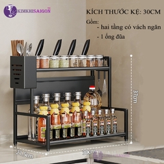 Kệ Để Gia Vị Nhà Bếp Đa Năng, Kệ Đựng Gia Vị Nấu Ăn Nhiều Tầng, Kệ Bếp Tiện Lợi PB-04