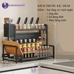 Kệ Để Gia Vị Nhà Bếp Đa Năng, Kệ Đựng Gia Vị Nấu Ăn Nhiều Tầng, Kệ Bếp Tiện Lợi PB-04