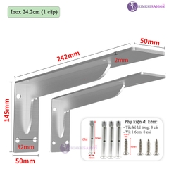 Giá Đỡ Kệ Gắn Tường Chịu Tải Lớn PGT-02