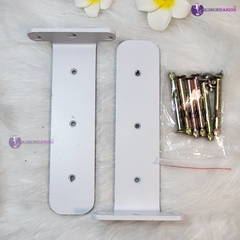 Bộ 2 Giá Đỡ Kệ Chữ T Pát Sắt Treo Tường PGT-04