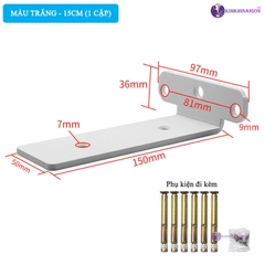 Bộ 2 Giá Đỡ Kệ Chữ T Pát Sắt Treo Tường PGT-04
