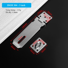 Chốt Khóa Thẳng Inox KHOA-09