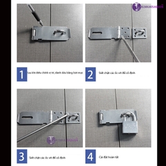 Chốt Khóa Thẳng Inox KHOA-09