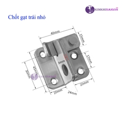 Chốt Khóa Cửa Inox 304 KHOA-05