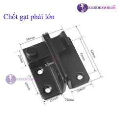 Chốt Khóa Cửa Inox 304 KHOA-05