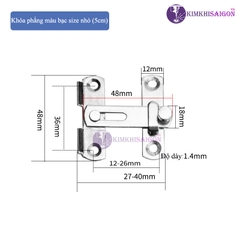 Chốt Khóa Cửa Bằng Thép Không Gỉ KHOA-03