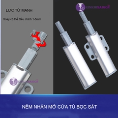 Chốt Nút Hít Nam Châm Mở Cửa Tủ KHOA-11