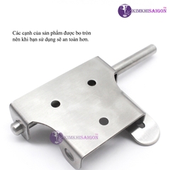 Chốt Khóa Cửa Bằng Inox 304, Then Cài Cửa Bằng Thép Không Gỉ Loại Lớn 4inch và 6inch Khoa-06