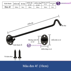 Móc Chốt Cửa Chống Gió Thép Không Gỉ KHOA-07
