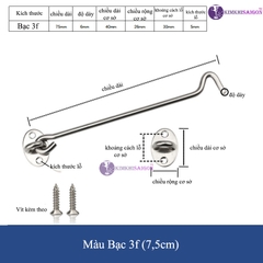 Móc Chốt Cửa Chống Gió Thép Không Gỉ KHOA-07