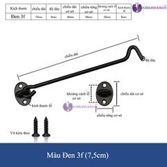 Móc Chốt Cửa Chống Gió Thép Không Gỉ KHOA-07