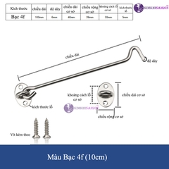 Móc Chốt Cửa Chống Gió Thép Không Gỉ KHOA-07