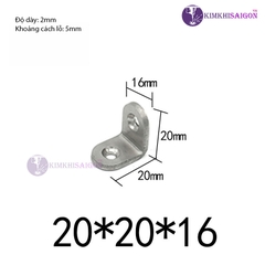 Bát Ke Góc Vuông Inox Chữ L KEGOC-01