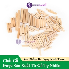 Chốt Gỗ 8mm, Gỗ Tròn Phi 8, Chốt Gỗ Loại A Nhiều Kích Thước 8*15mm, 8*20mm, 8*25mm, 8*35mm, 8*40mm Chot-03
