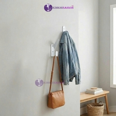 [TẶNG KÈM ỐC VÍT] Móc Treo Tường, Treo Quần Áo, Treo Nón Bảo Hiểm, Túi Xách, Áo Khoác Kèm Ốc Vít Lắp Đặt MT-14