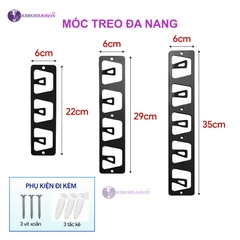 (Tặng Kèm Vít) Móc Treo Đồ, Móc Treo Tường, Móc Treo Quần Áo Chịu Lực, Móc Treo Đa Năng Gắn Tường Kim Khi Sài Gòn MT-15.