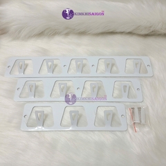 (Tặng Kèm Vít) Móc Treo Đồ, Móc Treo Tường, Móc Treo Quần Áo Chịu Lực, Móc Treo Đa Năng Gắn Tường Kim Khi Sài Gòn MT-15.