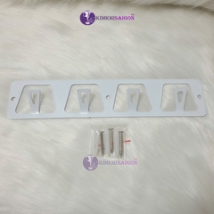 (Tặng Kèm Vít) Móc Treo Đồ, Móc Treo Tường, Móc Treo Quần Áo Chịu Lực, Móc Treo Đa Năng Gắn Tường Kim Khi Sài Gòn MT-15.