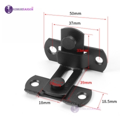 Chốt Khóa Cài Cửa Góc Vuông 90 Độ Bằng Thép Không Gỉ KHOA-04