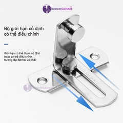Chốt Khóa Cài Cửa Góc Vuông 90 Độ Bằng Thép Không Gỉ KHOA-04