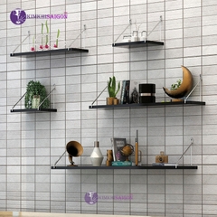 Kệ Treo Tường, Kệ Decor Không Cần Khoan Tường (Tặng Kèm Đinh Và Móc Treo) DC-01