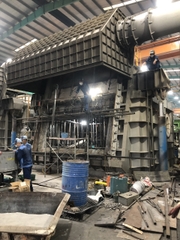 Sửa chữa lò phản xạ nấu tái chế nhôm 25 tấn