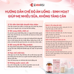 [Combo 2] Viên Uống Lợi Sữa EMMASI 40 Viên Gọi Sữa Về Bổ Huyết Phục Hồi Sức Khoẻ Sau Sinh Tăng Tiết Sữa Cho Con Bú