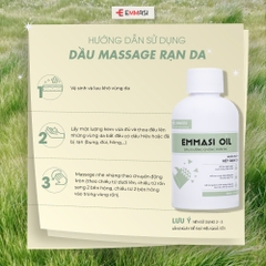 Combo 2 Chai Tinh Dầu Emmasi Oil 100ml Phòng Ngừa Cải Thiện Rạn Da Sau Sinh Rạn Da Tăng Cân Mờ Sẹo Đều Màu Dưỡng Ẩm Da