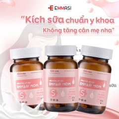 Viên Uống Lợi Sữa EMMASI 40 Viên Gọi Sữa Về Bổ Huyết Phục Hồi Sức Khoẻ Sau Sinh Bổ Sung Dinh Dưỡng Phụ Nữ Cho Con Bú