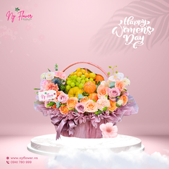 Giỏ Trái Cây + Hoa