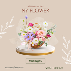 Giỏ Hoa Tươi 010