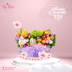 Giỏ Trái Cây + Hoa