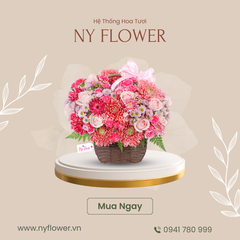 Giỏ Hoa Tươi 014