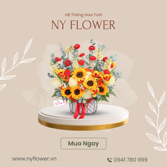 Giỏ Hoa Tươi 016