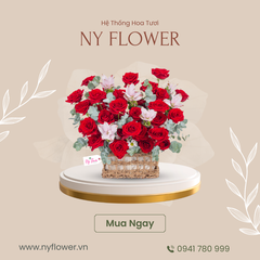 Giỏ Hoa Tươi 017