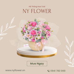 Giỏ Hoa Tươi 020