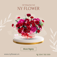 Giỏ Hoa Chúc Mừng 02