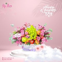 Giỏ Trái Cây + Hoa