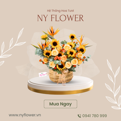 Giỏ Hoa Tươi 006