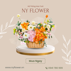 Giỏ Hoa Tươi 009