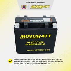 Túi Cách Nhiệt Ắc Quy Xe Máy Chống Nóng Tăng Tuổi Thọ Bình EVA HEAT COVER Motobatt MBTX20UHD Cho Harley Davidson