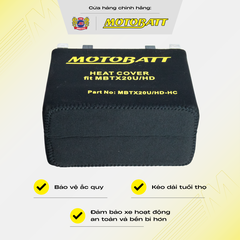 Túi Cách Nhiệt Ắc Quy Xe Máy Chống Nóng Tăng Tuổi Thọ Bình EVA HEAT COVER Motobatt MBTX20UHD Cho Harley Davidson