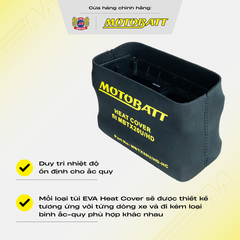 Túi Cách Nhiệt Ắc Quy Xe Máy Chống Nóng Tăng Tuổi Thọ Bình EVA HEAT COVER Motobatt MBTX20UHD Cho Harley Davidson